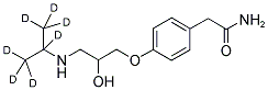 ATENOLOL-D7 (ISO-PROPYL-D7) Struktur