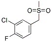 3-CHLORO-4-FLUOROBENZYLMETHYLSULFONE Struktur