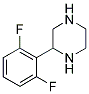 2-(2,6-DIFLUORO-PHENYL)-PIPERAZINE Struktur