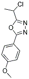 2-(1-CHLOROETHYL)-5-(4-METHOXYPHENYL)-1,3,4-OXADIAZOLE Struktur