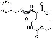 N-ALPHA-BENZYLOXYCARBONYL-N-GAMMA-ALLYLOXYCARBONYL-D-2,4-DIAMINOBUTYRIC ACID Struktur