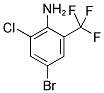 4-BROMO-2-CHLORO-6-(TRIFLUOROMETHYL)ANILINE Struktur