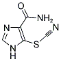 4-(AMINOCARBONYL)-1H-IMIDAZOL-5-YL THIOCYANATE Struktur