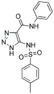 5-{[(4-METHYLPHENYL)SULFONYL]AMINO}-N-PHENYL-1H-1,2,3-TRIAZOLE-4-CARBOXAMIDE Struktur