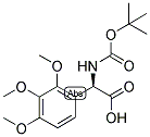 (R)-TERT-BUTOXYCARBONYLAMINO-(2,3,4-TRIMETHOXY-PHENYL)-ACETIC ACID Struktur