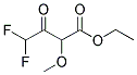 ETHYL 4,4-DIFLUORO-2-METHOXY-3-OXOBUTYRATE Struktur