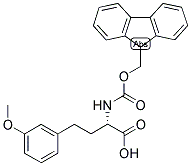 (S)-2-(9H-FLUOREN-9-YLMETHOXYCARBONYLAMINO)-4-(3-METHOXY-PHENYL)-BUTYRIC ACID Struktur