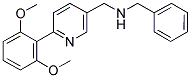 N-BENZYL-1-[6-(2,6-DIMETHOXYPHENYL)PYRIDIN-3-YL]METHANAMINE Struktur