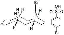 16-BROMO-14,15-DIAZAPENTACYCLO[6.5.2.1(3,6).0(2,7).0(9,13)]HEXADECA-11,14-DIEN-4-YL 4-BROMOBENZENE-1-SULFONATE Struktur