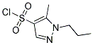 5-METHYL-1-PROPYL-1H-PYRAZOLE-4-SULFONYL CHLORIDE Struktur