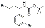 TERT-BUTYL 3-BROMO-1-(3-BROMOPHENYL)PROPYLCARBAMATE Structure