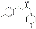 1-PIPERAZIN-1-YL-3-P-TOLYLOXY-PROPAN-2-OL Struktur