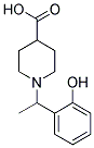 1-[1-(2-HYDROXY-PHENYL)-ETHYL]-PIPERIDINE-4-CARBOXYLIC ACID Struktur