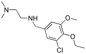 N'-(3-CHLORO-4-ETHOXY-5-METHOXYBENZYL)-N,N-DIMETHYLETHANE-1,2-DIAMINE Struktur