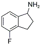 4-FLUORO-INDAN-1-YLAMINE Struktur