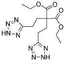 DIETHYL BIS[2-(2H-TETRAZOL-5-YL)ETHYL]MALONATE Struktur