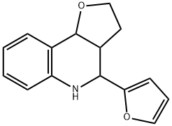 4-FURAN-2-YL-2,3,3A,4,5,9B-HEXAHYDRO-FURO[3,2-C]-QUINOLINE Struktur