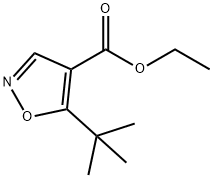 ETHYL-5-TERT-BUTYL-ISOXAZOLE-4-CARBOXYLATE Struktur