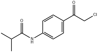 N-[4-(CHLOROACETYL)PHENYL]-2-METHYLPROPANAMIDE Struktur