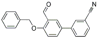 4'-(BENZYLOXY)-3'-FORMYL[1,1'-BIPHENYL]-3-CARBONITRILE Struktur