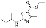 2-SEC-BUTYLAMINO-4-METHYL-THIAZOLE-5-CARBOXYLIC ACID ETHYL ESTER Struktur