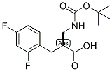 (S)-2-(TERT-BUTOXYCARBONYLAMINO-METHYL)-3-(2,4-DIFLUORO-PHENYL)-PROPIONIC ACID Struktur