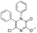 5-CHLORO-3-METHOXY-1,6-DIPHENYLPYRAZIN-2(1H)-ONE Struktur