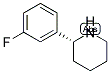 (R)-2-(3-FLUOROPHENYL)PIPERIDINE Struktur