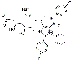 P-HYDROXY ATORVASTATIN, DISODIUM SALT Struktur