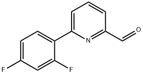 6-(2,4-DIFLUOROPHENYL)PYRIDINE-2-CARBALDEHYDE Struktur