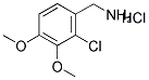 2-CHLORO-3,4-DIMETHOXYBENZYLAMINE HYDROCHLORIDE Struktur