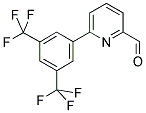 6-[3,5-BIS(TRIFLUOROMETHYL)PHENYL]PYRIDINE-2-CARBALDEHYDE Struktur