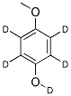 4-METHOXYPHENOL-2,3,5,6-D4,OD Struktur