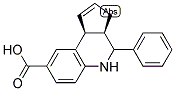 (3AR,9BS)-4-PHENYL-3A,4,5,9B-TETRAHYDRO-3H-CYCLOPENTA[C]QUINOLINE-8-CARBOXYLIC ACID Struktur