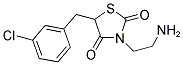 3-(2-AMINO-ETHYL)-5-(3-CHLORO-BENZYL)-THIAZOLIDINE-2,4-DIONE Struktur