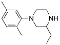 1-(2,5-DIMETHYLPHENYL)-3-ETHYLPIPERAZINE Struktur