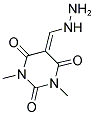 5-(HYDRAZINOMETHYLENE)-1,3-DIMETHYLPYRIMIDINE-2,4,6(1H,3H,5H)-TRIONE Struktur