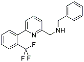 1-PHENYL-N-((6-[2-(TRIFLUOROMETHYL)PHENYL]PYRIDIN-2-YL)METHYL)METHANAMINE Struktur