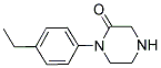 1-(4-ETHYLPHENYL)PIPERAZIN-2-ONE Struktur