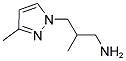 2-METHYL-3-(3-METHYL-PYRAZOL-1-YL)-PROPYLAMINE Struktur