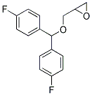 2-[[BIS(4-FLUOROPHENYL)METHOXY]METHYL]OXIRANE Struktur