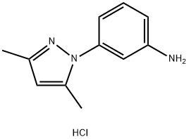 [3-(3,5-DIMETHYL-1H-PYRAZOL-1-YL)PHENYL]AMINE DIHYDROCHLORIDE Struktur