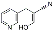 3-HYDROXY-2-PYRIDIN-3-YLMETHYL-ACRYLONITRILE Struktur