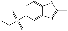 5-(ETHYLSULFONYL)-2-METHYL-1,3-BENZOXAZOLE Struktur