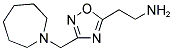 2-[3-(1-AZEPANYLMETHYL)-1,2,4-OXADIAZOL-5-YL]ETHYLAMINE Struktur