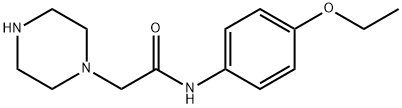 N-(4-ETHOXY-PHENYL)-2-PIPERAZIN-1-YL-ACETAMIDE Struktur