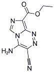 ETHYL 4-AMINO-3-CYANOIMIDAZO[5,1-C][1,2,4]TRIAZINE-8-CARBOXYLATE Struktur