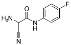 2-AMINO-2-CYANO-N-(4-FLUORO-PHENYL)-ACETAMIDE Struktur