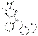 (3Z)-1-(1-NAPHTHYLMETHYL)-1H-INDOLE-2,3-DIONE 3-(N,N'-DIMETHYLSEMICARBAZONE) Struktur