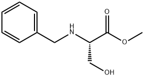 N-BENZYL-L-SERINE, METHYL ESTER Struktur